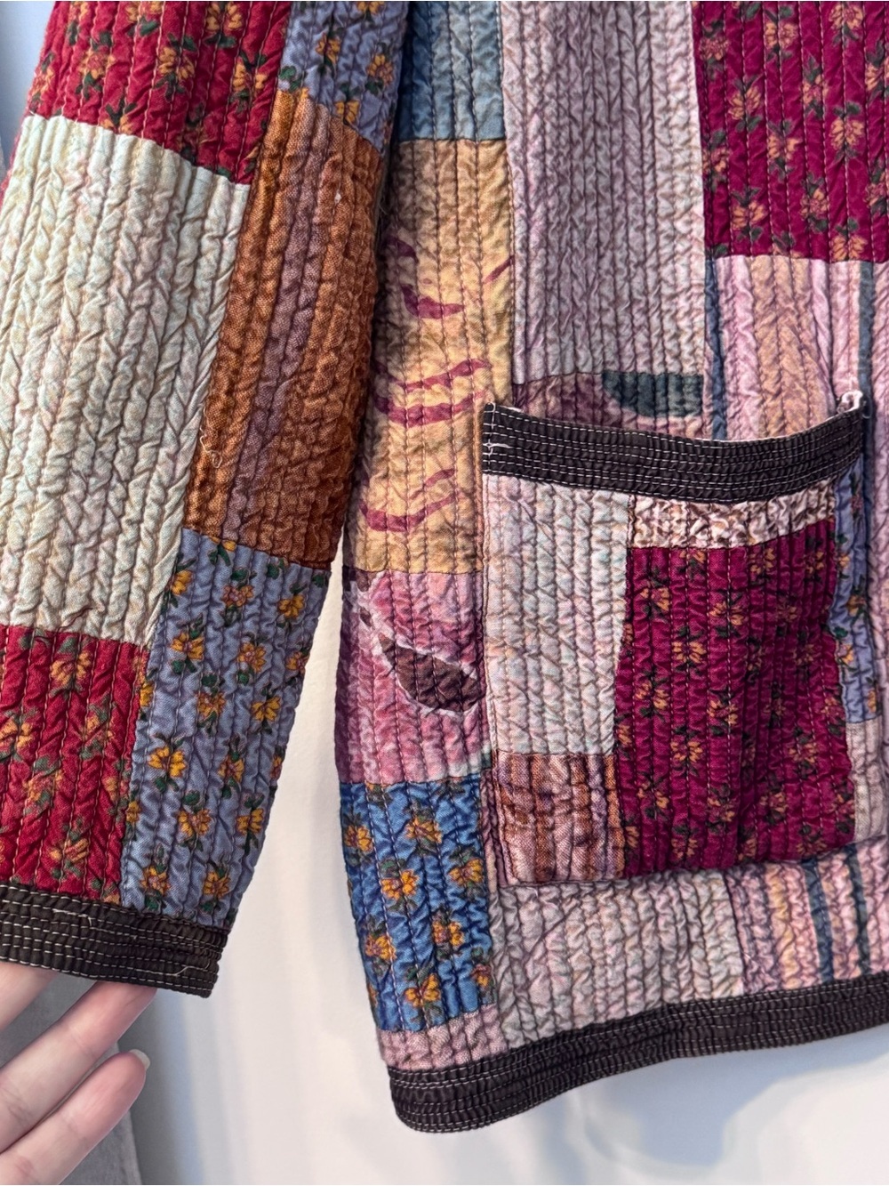 Reversible Quilted Patchwork Jacket - Picture 2 of 9